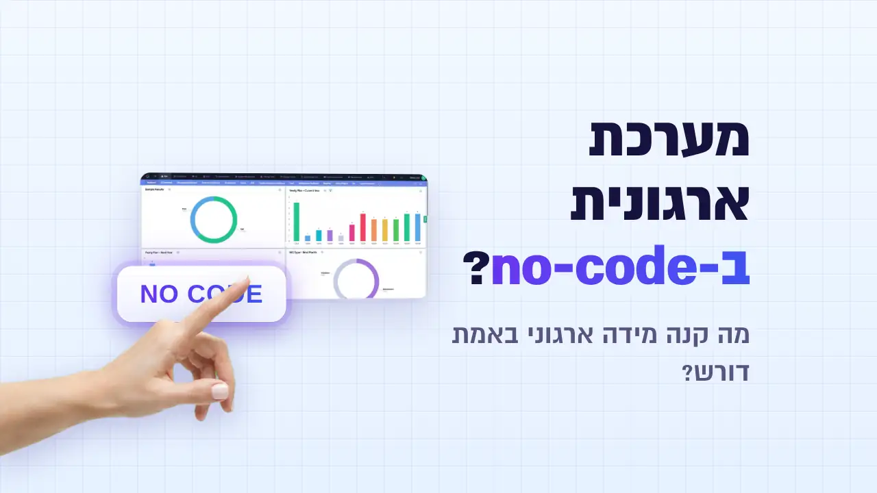 פיתוח ללא קוד לארגונים: אפשר לבנות מערכת ארגונית בלי קוד? | אוריגמי